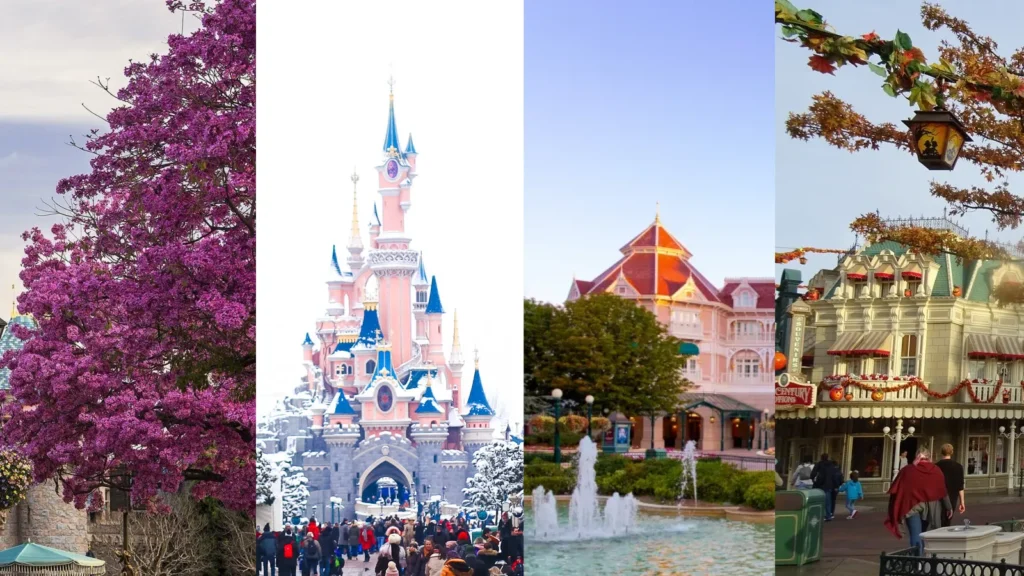 Säsonger och väder på Disneyland Paris – vår, sommar, höst och vinter